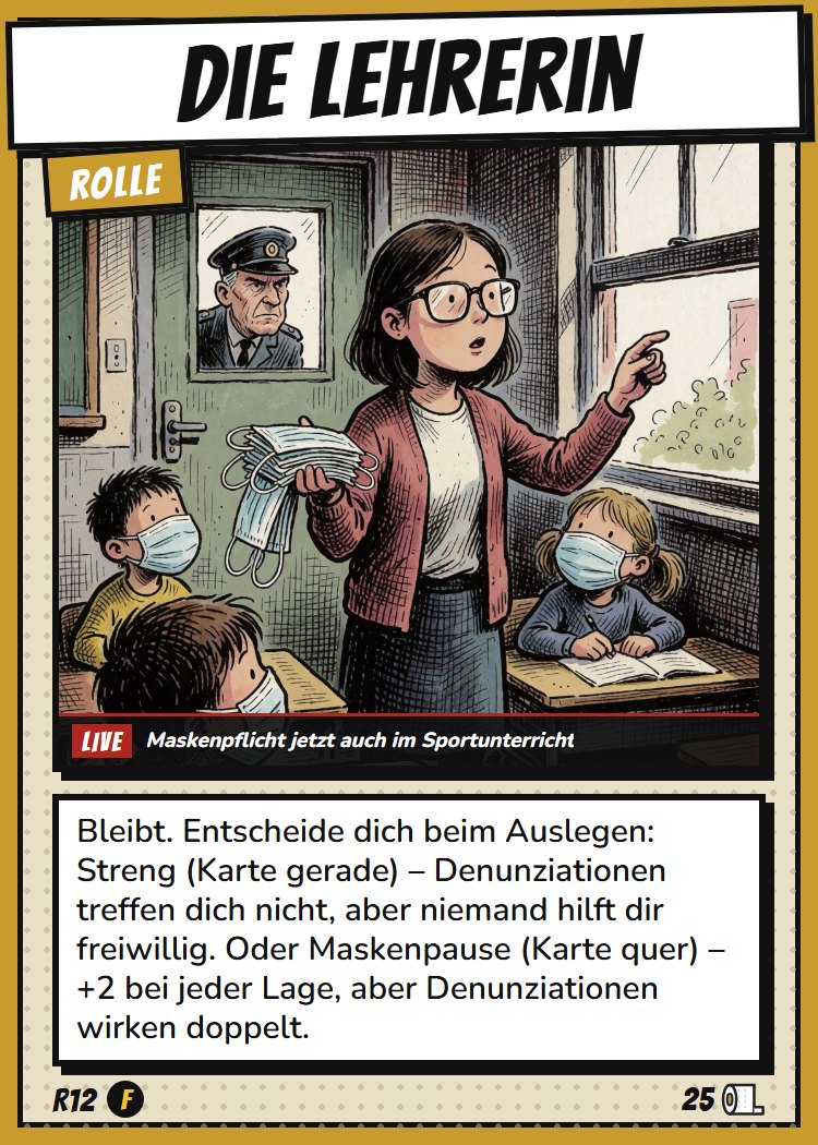 Karte: Die Lehrerin