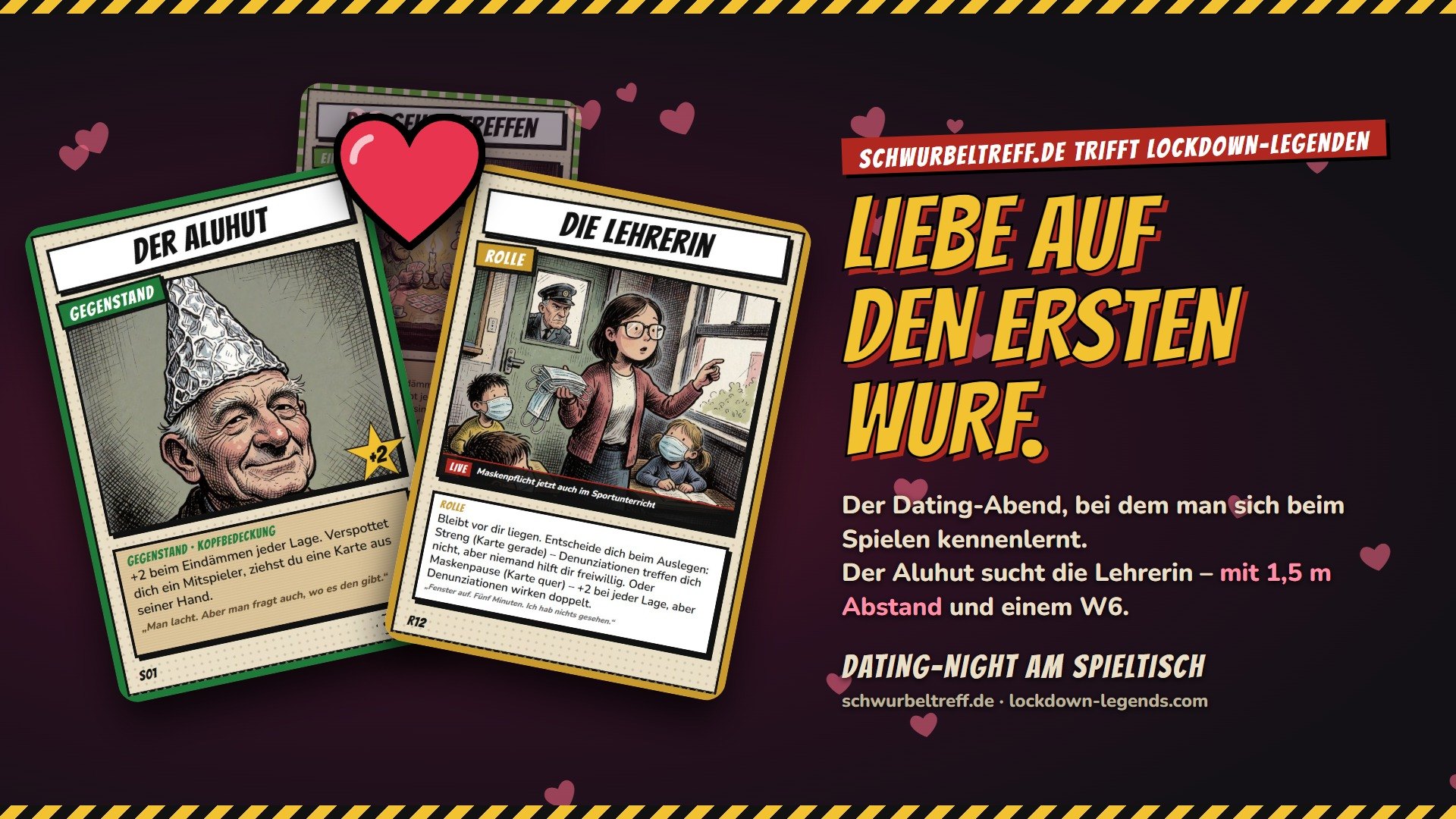schwurbeltreff.de trifft Lockdown-Legenden: Liebe auf den ersten Wurf