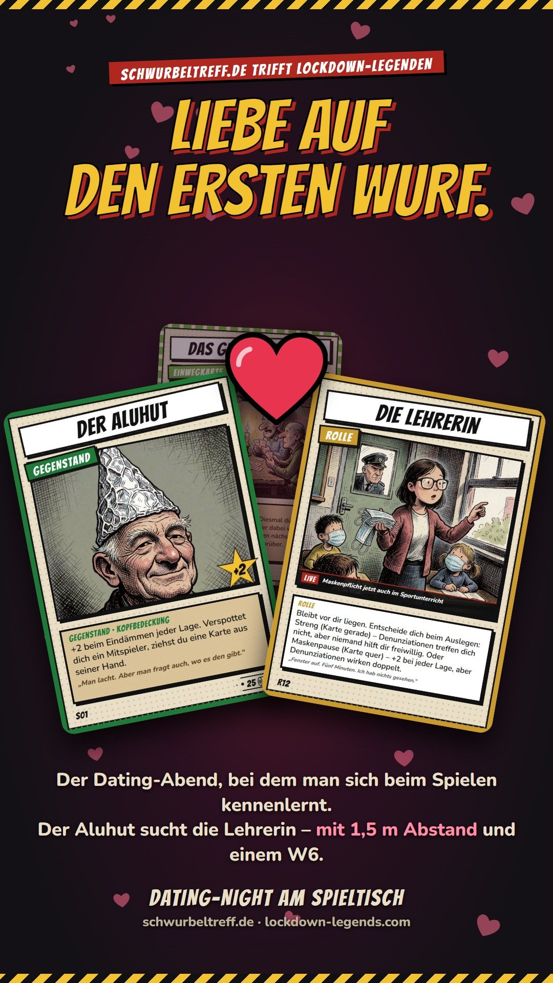 schwurbeltreff.de trifft Lockdown-Legenden: Liebe auf den ersten Wurf